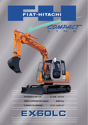Excavatoare pe șenile Fiat-Hitachi EX 60 LC 5