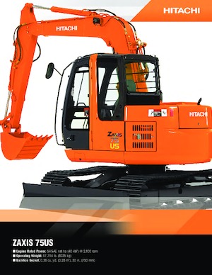 Excavatoare pe șenile Hitachi EX 75 US