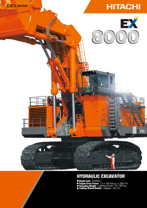 Excavatoare pe șenile Hitachi EX 8000-6