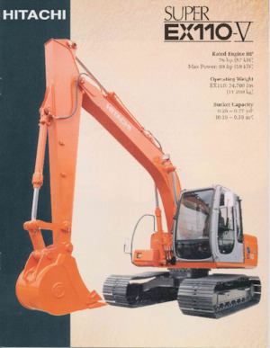 Excavatoare pe șenile Hitachi EX110