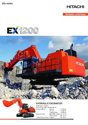 Excavatoare pe șenile Hitachi EX1200-6