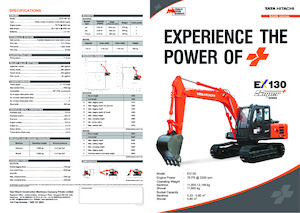 Excavatoare pe șenile Hitachi EX130