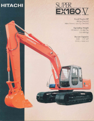 Excavatoare pe șenile Hitachi EX160