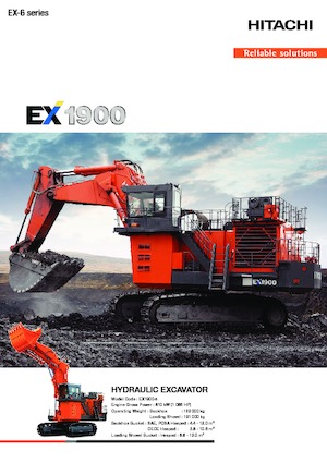 Excavatoare pe șenile Hitachi EX1900-6