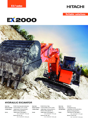 Excavatoare pe șenile Hitachi EX2000-7