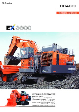 Excavatoare pe șenile Hitachi EX3600-6