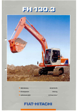 Excavatoare pe șenile Fiat-Hitachi FH 130.3 M