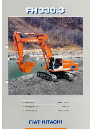Excavatoare pe șenile Fiat-Hitachi FH 330.3 BEH