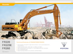 Excavatoare pe șenile Foton Lovol FR260D