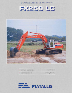 Excavatoare pe șenile Fiatallis FX250LC