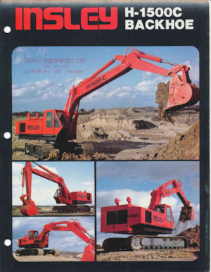 Excavatoare pe șenile Insley H-1500C