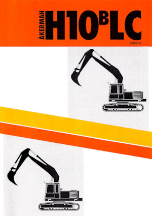 Excavatoare pe șenile Akerman-Volvo H10BLC