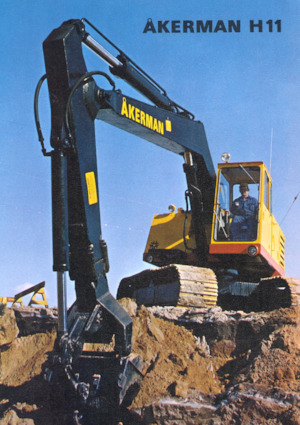 Excavatoare pe șenile Akerman-Volvo H11