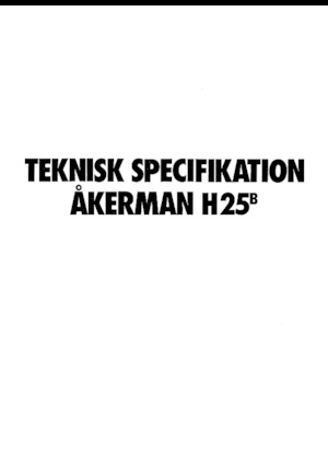 Excavatoare pe șenile Akerman-Volvo H25B