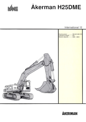 Excavatoare pe șenile Akerman-Volvo H25DME