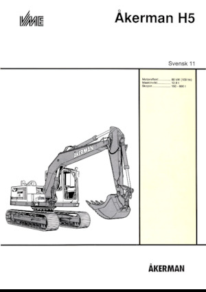 Excavatoare pe șenile Akerman-Volvo H5