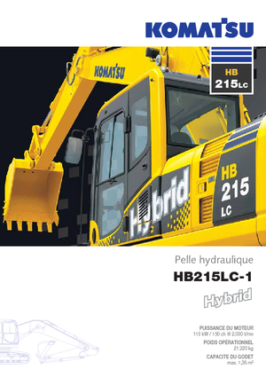 Excavatoare pe șenile Komatsu HB215LC-1