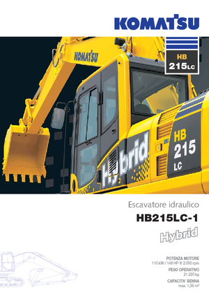 Excavatoare pe șenile Komatsu HB215LC-1