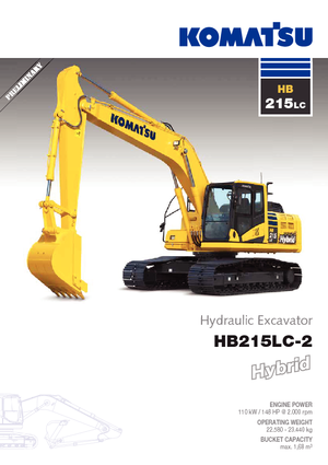 Excavatoare pe șenile Komatsu HB215LC-2