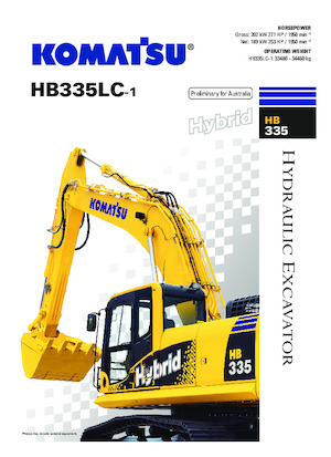 Excavatoare pe șenile Komatsu HB335LC-1