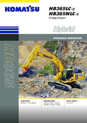 Excavatoare pe șenile Komatsu HB365LC-3E0
