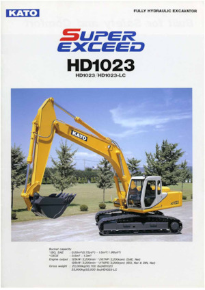Excavatoare pe șenile Kato HD1023-LC
