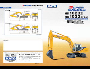 Excavatoare pe șenile Kato HD1023III-LC
