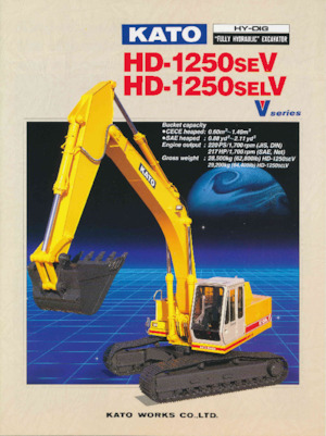 Excavatoare pe șenile Kato HD1250SEV
