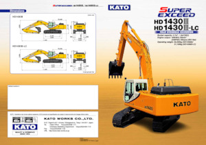 Excavatoare pe șenile Kato HD1430III-LC