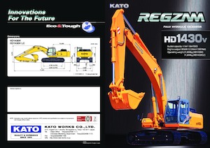 Excavatoare pe șenile Kato HD1430V
