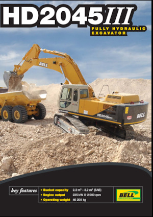 Excavatoare pe șenile Bell HD2045III