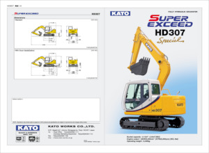 Excavatoare pe șenile Kato HD307 Special