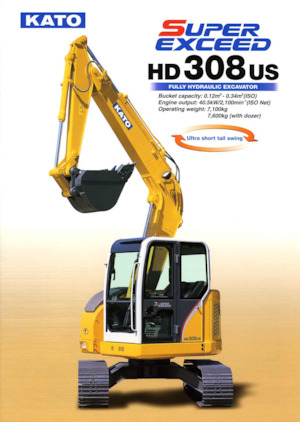 Excavatoare pe șenile Kato HD308US