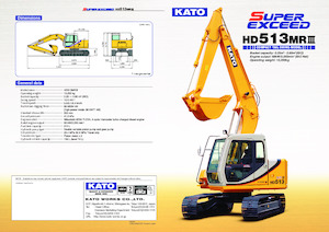 Excavatoare pe șenile Kato HD513MRIII