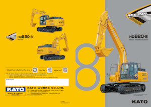 Excavatoare pe șenile Kato Imer HD820-8
