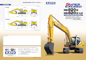 Excavatoare pe șenile Kato HD820III