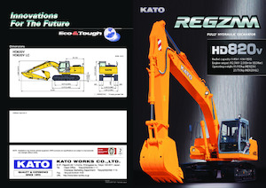 Excavatoare pe șenile Kato HD820V