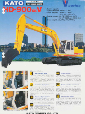 Excavatoare pe șenile Kato HD900SEV