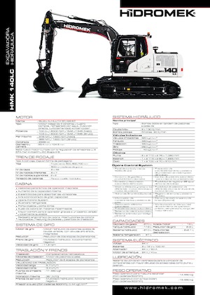 Excavatoare pe șenile Hidromek HMK 140 LC