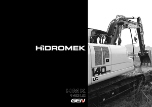 Excavatoare pe șenile Hidromek HMK 140 LC