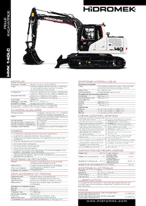 Excavatoare pe șenile Hidromek HMK 140 LC