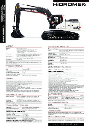 Excavatoare pe șenile Hidromek HMK 220 LC