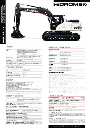 Excavatoare pe șenile Hidromek HMK 220 LC