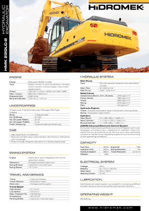Excavatoare pe șenile Hidromek HMK 220 LC