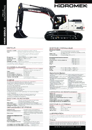 Excavatoare pe șenile Hidromek HMK 220 LC