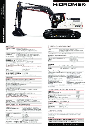 Excavatoare pe șenile Hidromek HMK 220 LC