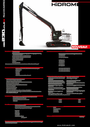 Excavatoare pe șenile Hidromek HMK 230 LC