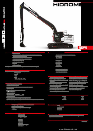 Excavatoare pe șenile Hidromek HMK 230 LC LR 