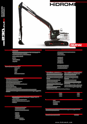 Excavatoare pe șenile Hidromek HMK 230 LC LR 