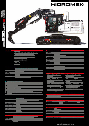 Excavatoare pe șenile Hidromek HMK 230 LC TX 